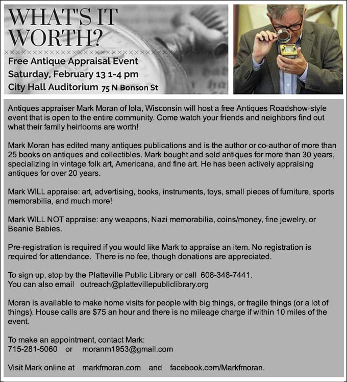 'What's it Worth?' with antiques appraiser Mark Moran
